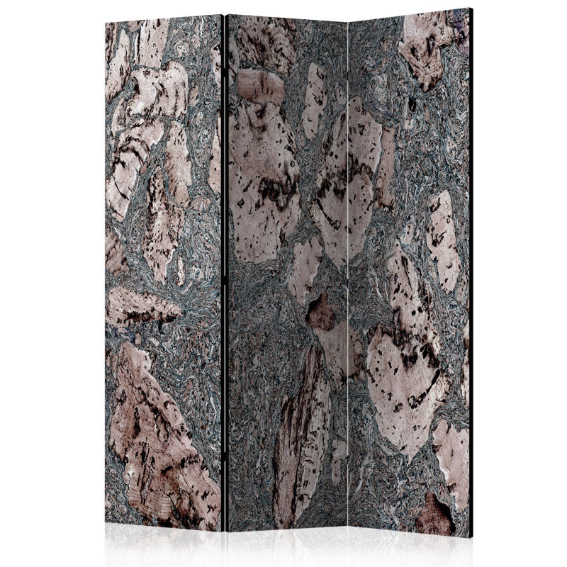 Hamor 135cm W x 172cm H 3 - Panel Solid Wood Folding Room Divider