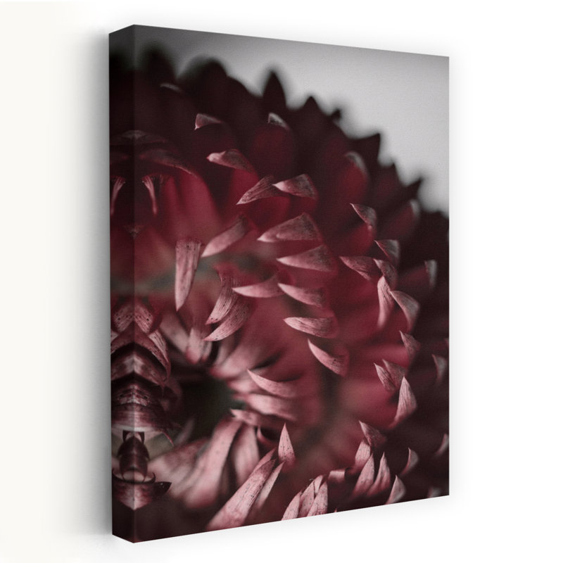 Dahlia contemporain, art floral dahlia, H 36 po x l 24 po