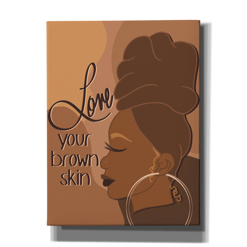 Art mural sur toile Epic Graffiti «Brown Wrap» par Marlee Ash Calligraphy & Design, 12 po x 16 po, H 16 po x l 12 po