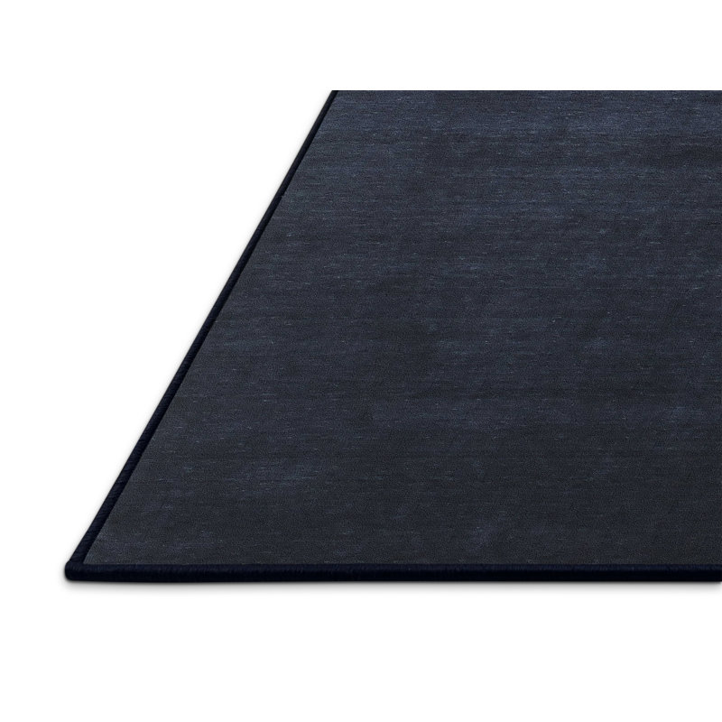 Tapis contemporain noir, Rectangle 5 pi x 7 pi
