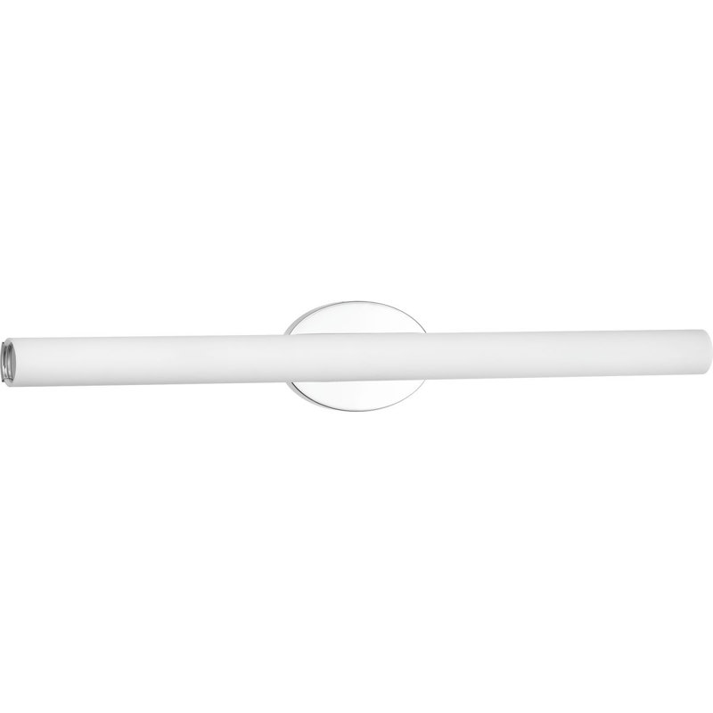 Barre d'éclairage de salle de bain DEL à 1 lumière DEL Delphine, Chrome poli