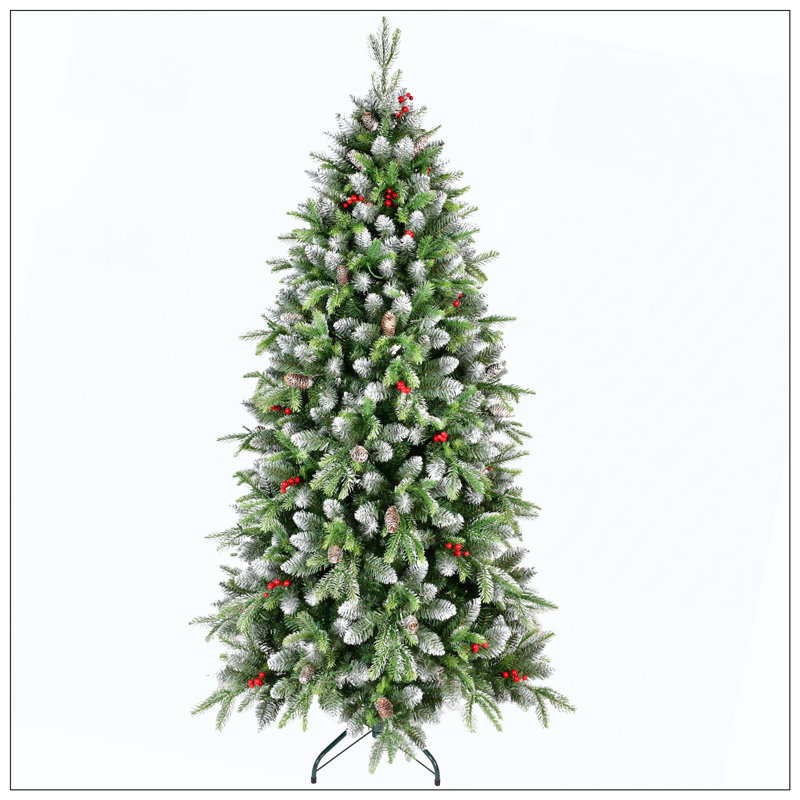 Ensemble de 2 arbres de Noël de table, petits arbres artificiels en PVC avec 68 pointes chacun, base en ciment en toile de jute, mini décorations des Fêtes pour bureau, table, bureau et décoration intérieure