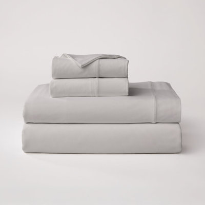 Cloudten Bedding Performance Jersey Sheet Set - King (Light Gray)