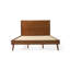 Lit plateforme en bois d'acacia Cohron avec pieds évasés -1940066269-1940066265