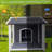 Outdoor Dog House With Multiple Features For Medium-Sized Pets