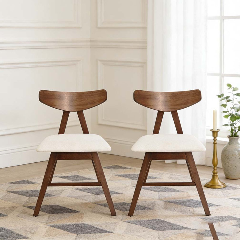 Chaise de salle à manger, Beige clair