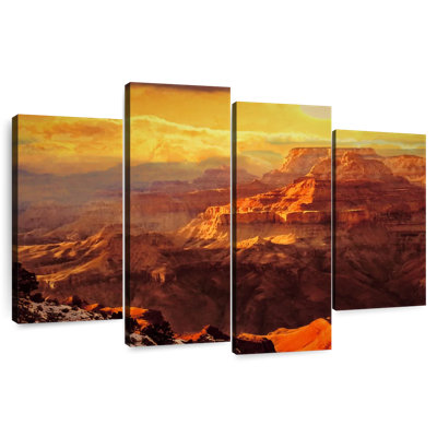 Alvord Breathtaking Canyon Sunset
