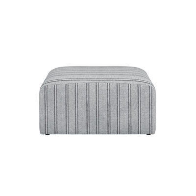 Ryder 90cm Wide Rectangle Striped Pouffe