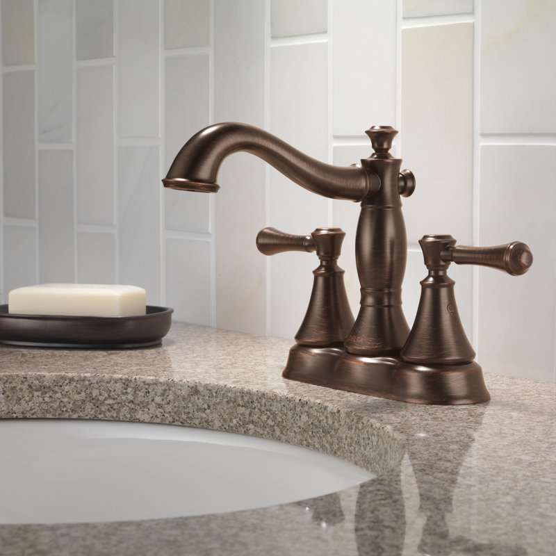 Cassidy™ Centerset Bathroom Faucet with Drain Assembly, Venetian Bronze
