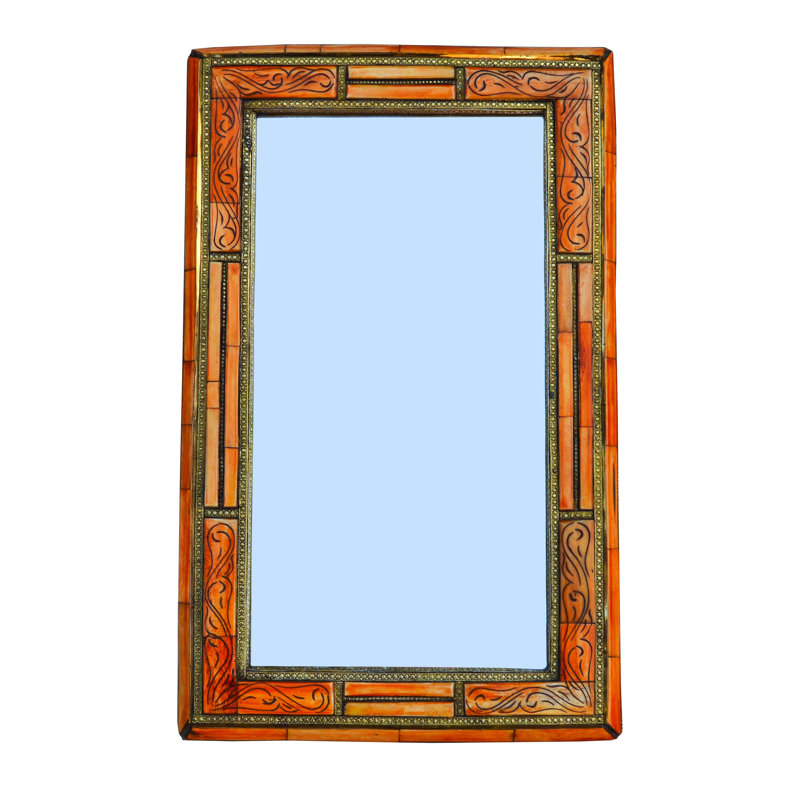 Flat Bone Wall Mirror