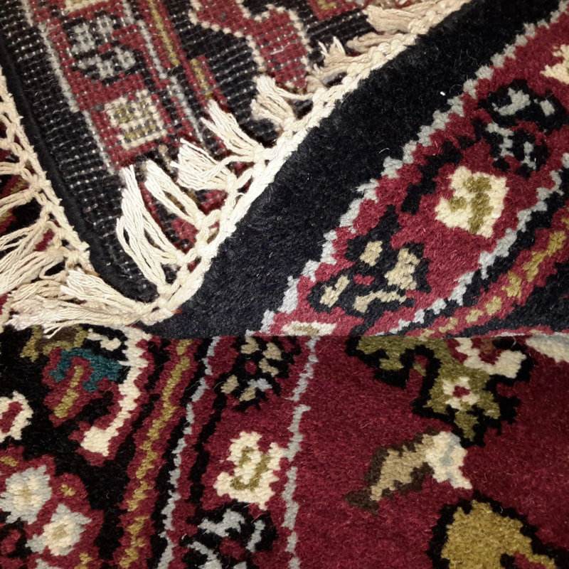 Kasondra Oriental Area Rug in Red