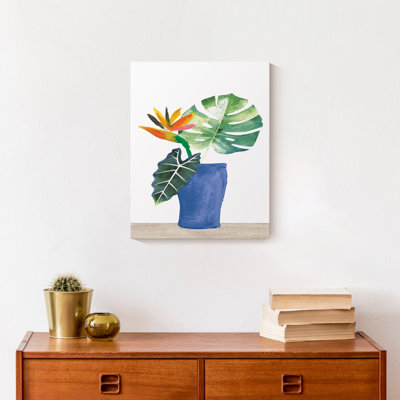 Oiseaux du paradis sur toile