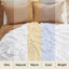 Couverture en flanelle de lit simple / simple TG pour lit pour fille, couverture douce et confortable 300 GSM pour dortoir et décoration intérieure, blanc, cadeau toutes saisons-116397907-116397909