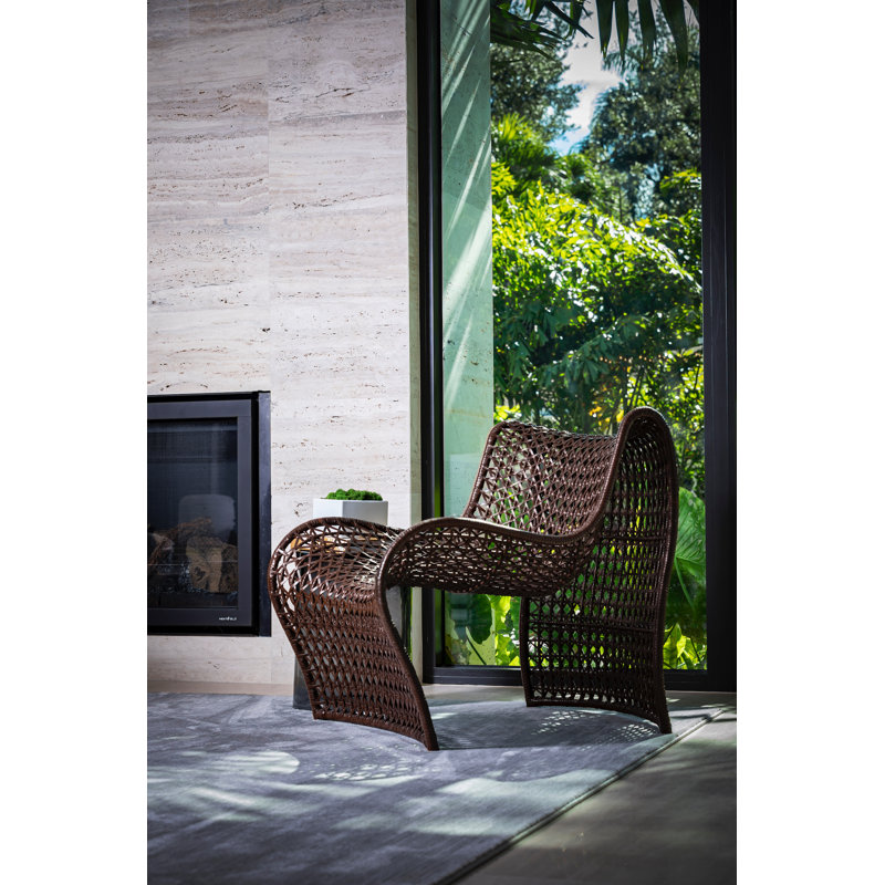 Lola Upholstered Occasional Chair, Brown