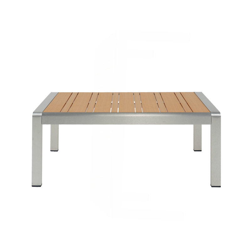 Table basse d'extérieur en aluminium