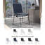 Chaise d'invité de bureau en cuir / polyester Lagan-1314206481