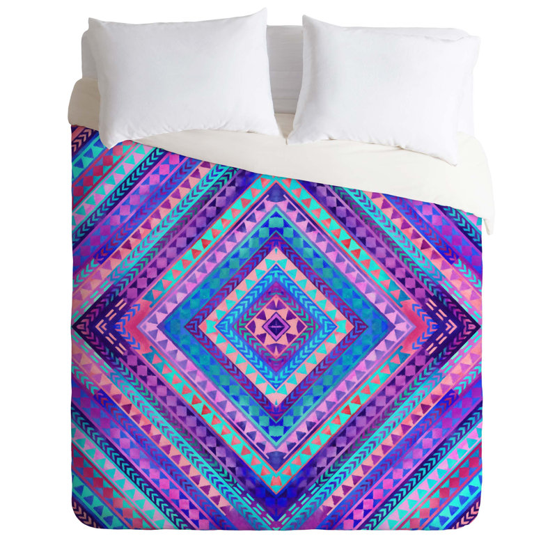 Jacqueline Maldonado Polyester Geometric Shapes Duvet Cover, Twin/Twin XL Duvet Cover + 1 Standard Sham