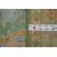 Tapis turc transitionnel vert Oushak 6x9