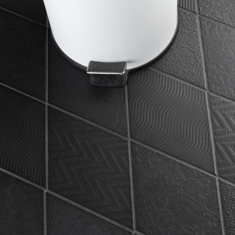 Rhombus 6" x 10" Porcelain Patterned Wall & Floor Tile