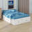 Platform Bed with 6 Storage Drawers, Space-Saving Organization Solution