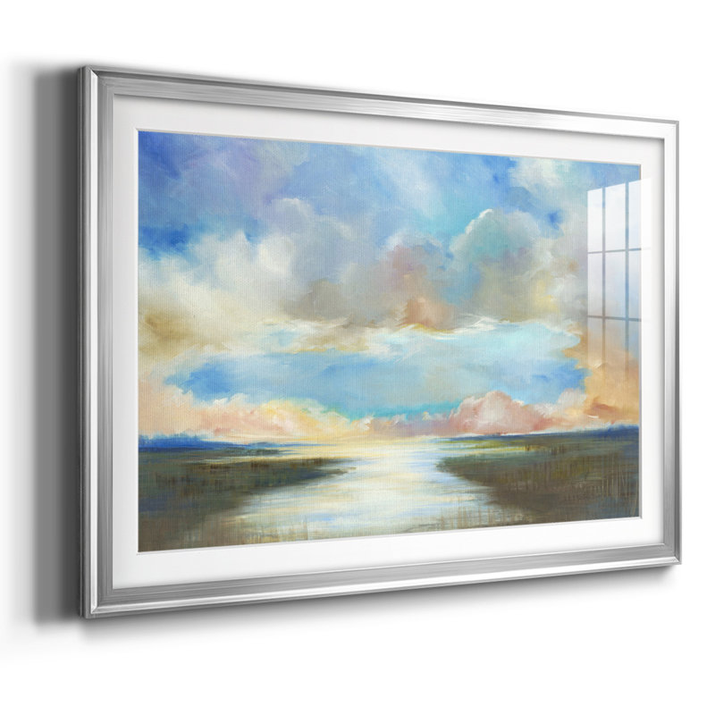 Dawn Breaks, reproduction d'art encadrée, H 15 po x l 21 po x P 1,5 po, Argent