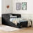 Upholstered Platform Bed Frame with 2 Storage Drawers,Adjustable Velvet Sofa Bed-343025945-343025926