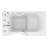 Therapeutic Tubs 26 in. x 46 in. Left Drain Quick Fill Walk-In Air Tub in White-11831167-11831166