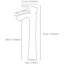 Lavabo vasque en céramique 19 po x 15 po avec robinet noir mat, robinet de salle de bain classique et robinet