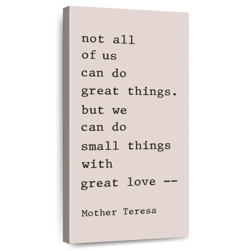 Citation de Mère Teresa