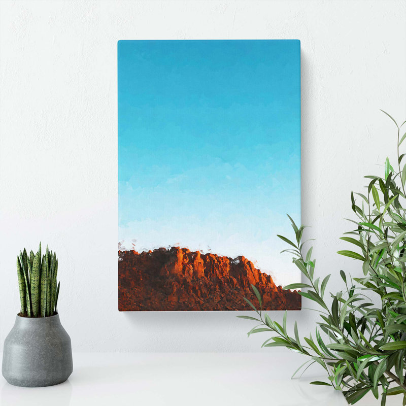 Joshua Tree National Park In Abstract - Wrapped Canvas, 91cm H x 60cm W x 3cm D