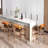40.16"H Retro Solid Wood Backrest Bar Stool