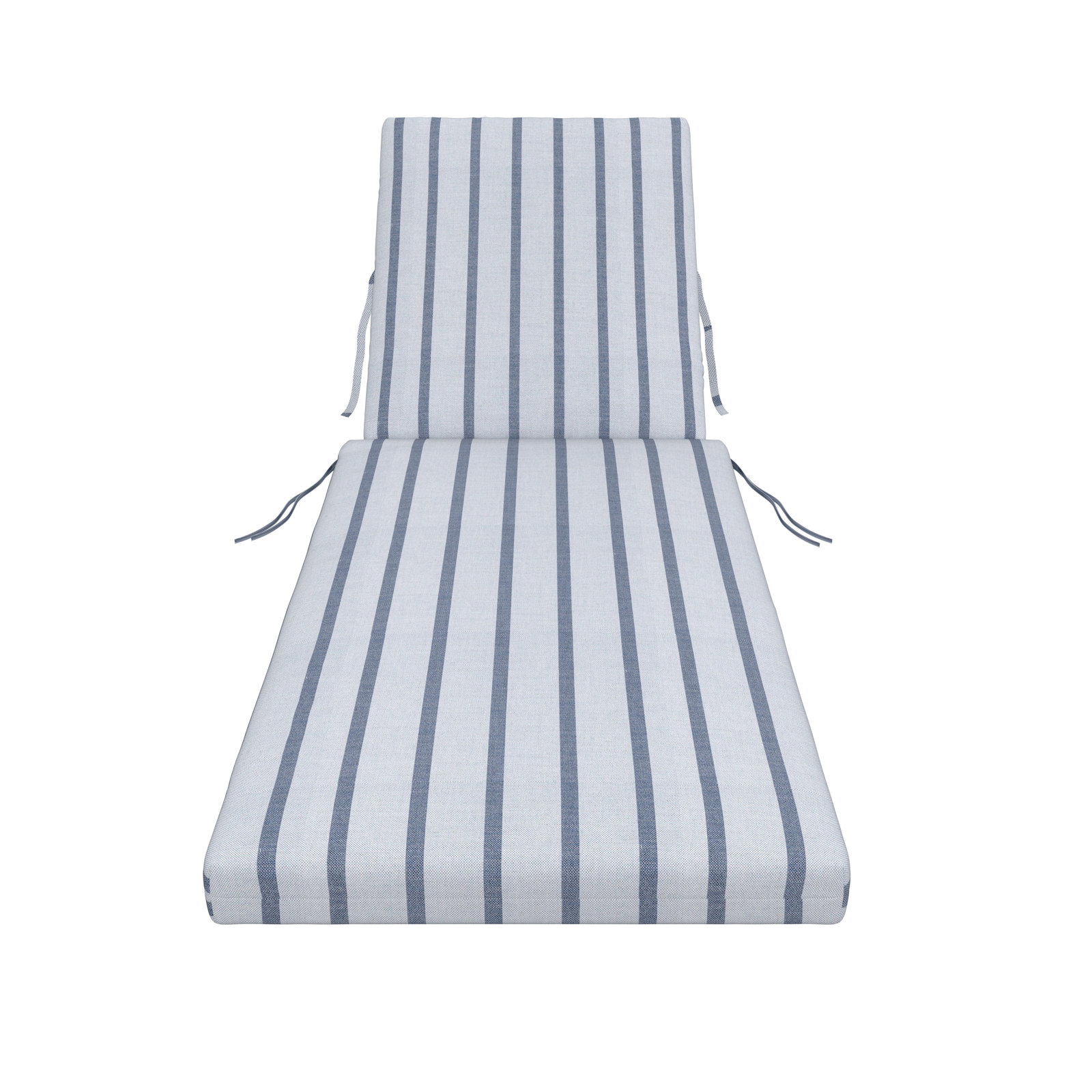 Amala 25" Sunbrella® Seat and Back Cushion, 24.5W x 76.5D, Unwind Sky