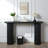 Fluted Console Table, Behind Couch Table