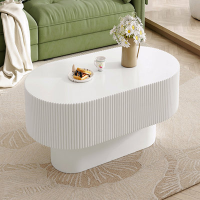 Table basse ovale 43,3 "l 6,8"