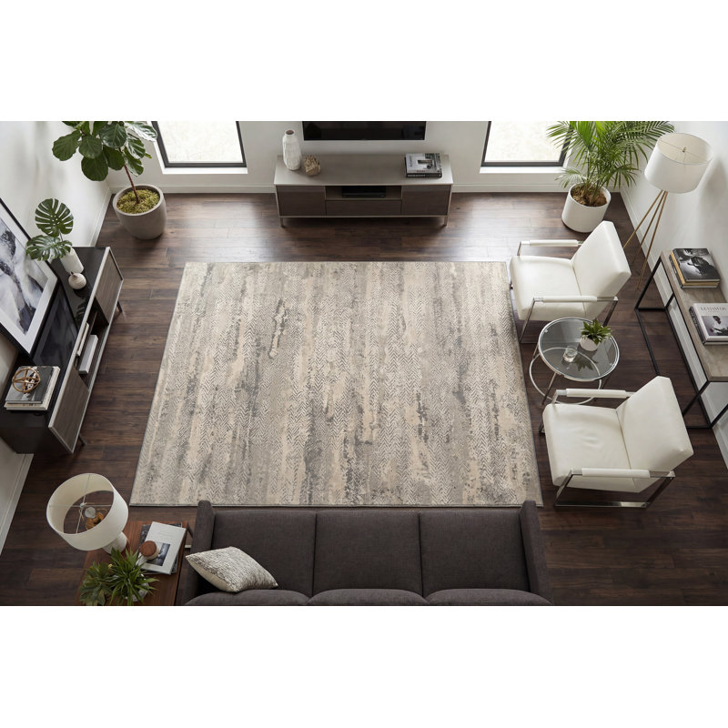Maurin Abstract Indoor Rug, Rectangle 3'11" x 5'7"