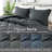 Diamond lattice three-piece Comforter Set-99303160-99014238