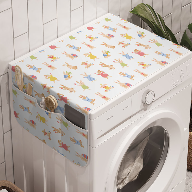 Paquet de 2 coraux moutarde et blanc de 47 po x 18,5 po East Urban Home