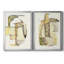 «Brown Sugar I», ensemble de 2 peintures sur toile encadrées-389295348-389295307