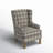 Alexys 31" Wide Polyester Wingback Chair-29689498