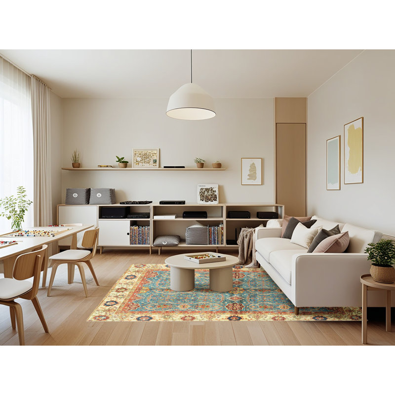 Tapis abstrait moderne 3206, Rectangle 7 pi x 9 pi