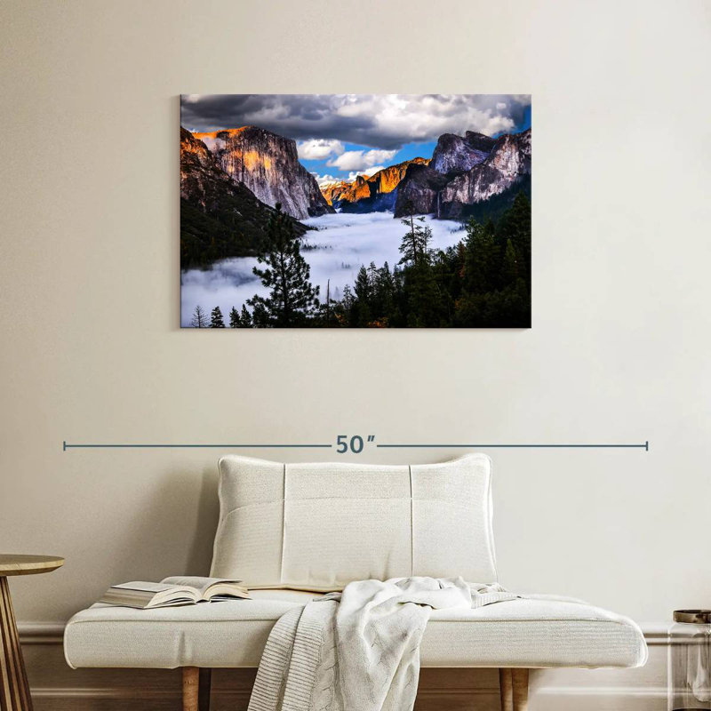 Nuage du parc national Alvord Yosemite, H 24 po x l 36 po
