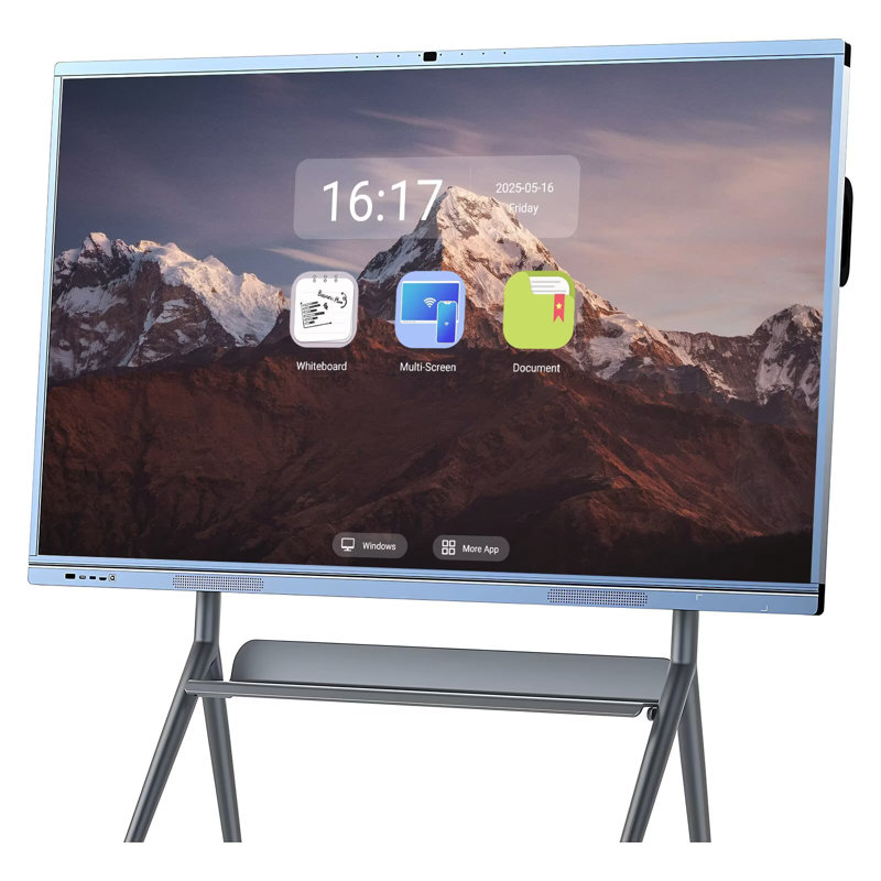 JYXCN 65" 4K Smart Board, Interactive Whiteboard Dual OS, Touch Screen Smart Board for Classroom and Business Presentations(Include Wall Mount)