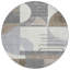 Tapis rond 8 po taupe