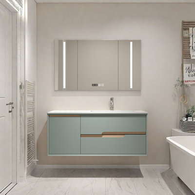 Nordic style simple bathroom cabinet