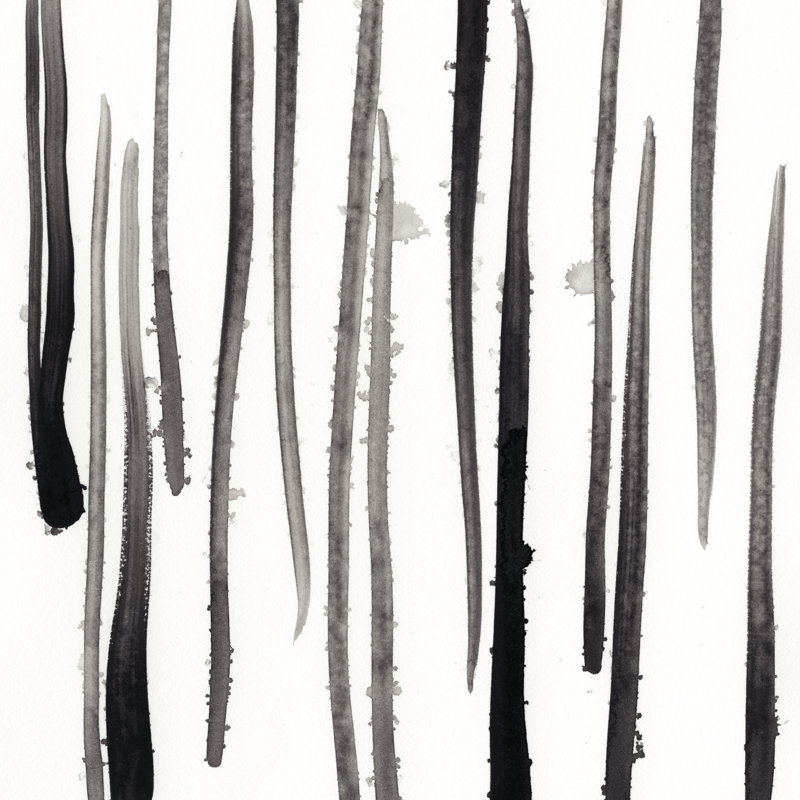 Monochrome Gestures V by June Erica Vess - Wrapped Canvas Print, 51cm H x 51cm W