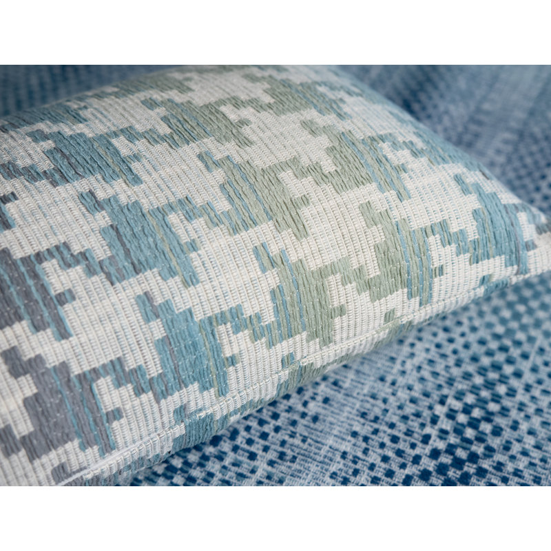 Elements Geometric InsideOut® Outdoor Reversible Throw Pillow, Aurora