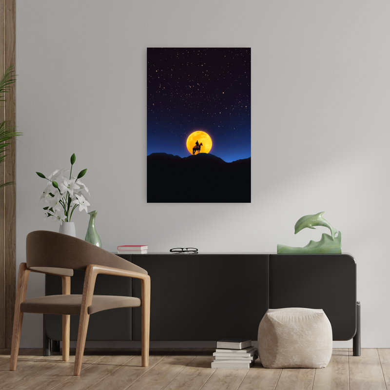 Print, 91.44 cm H x 60.96 cm W, Black/Yellow