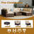 Rosaelena Wicker 8 - Person Modular Patio Conversation Set with Cushions-23745561-27990205