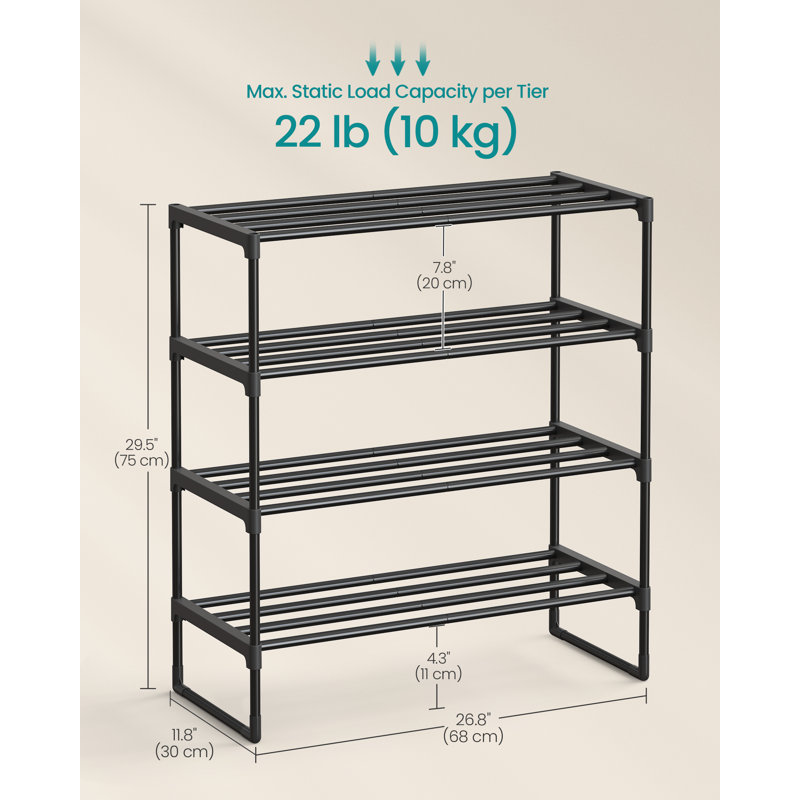 12 Pair Shoe Rack
