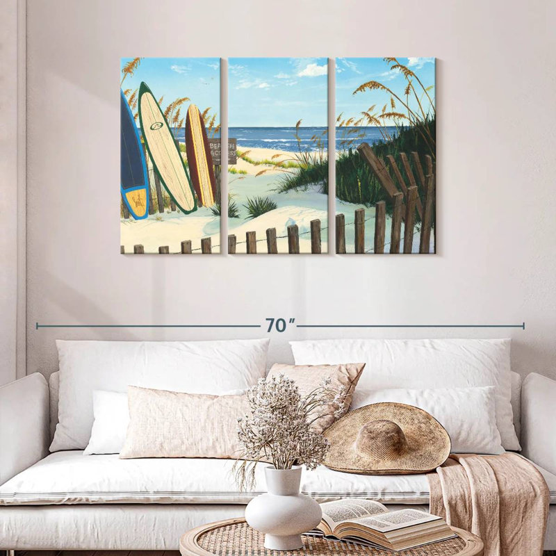Gillard Beach Access, 28" H x 45" W
